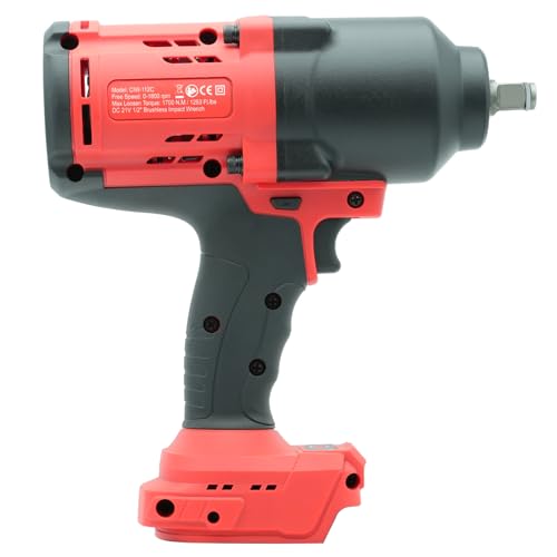 BESWELL CIW-112C1 1/2" Impact Wrench for Makita 18V/21V Battery, 1256 Ft | High torque brushless impact gun with 4-mode speed. Bare tool (no battery) for heavy suspension & professional truck repair.