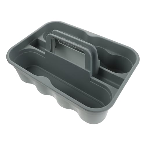 BESTOYARD Cleaning Supplies Storage Plastic Tool Tote Basket Portable Auto Detailing Accessories