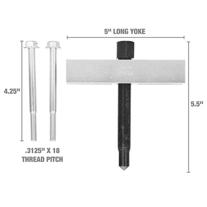OEMTOOLS 25258 5 Inch Timing Gear and Pulley Puller, Tool For Pulling Timing Gear & Any Other Tool with Tapped Holes, Such as Crank Shaft Gears & Pulleys