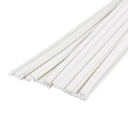 MECCANIXITY 20pcs 8 Inch Plastic Welding Rods PVC Welding Strips Welder Rods for Plastic Welder,Car Bumper, Kayak Repair, White - color: White, size: 8 Inch