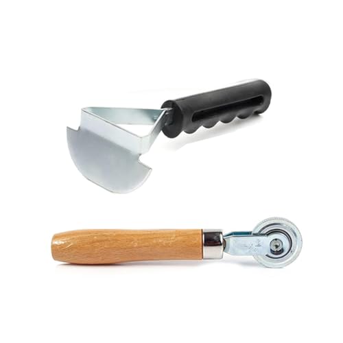 2PCS Tire Spoons, Tire Mount and Demount Iron ,33220 Mt and Demount Spoon, 30 in, 3/4 in , Tire Patch Roller, Scraping Cutter , Tire Iron Suitable for Changing Tires on A Wide Range of Vehicles.