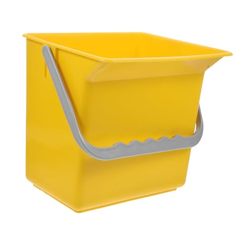 Hemobllo Large Capacity Plastic Bucket for Car Detailing Home Cleaning Handle Bucket Spout and Scale for Efficient Cleaning