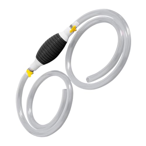 Cabilock Portable Gas Siphon Pump Kit for Fuel Transfer Manual with Hose for Automotive Use Durable Construction Easy Operation for Cars Trucks