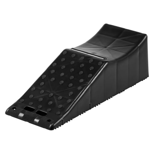 1 Pack 20000lbs Tandem Wheel Ramp, Concave Portable Ramp, Heavy Duty Tire Changing aid on Tandem Dual Axle Trailer, 5.5in Tire Lift Trailer Wheel Jack RV Flat Tire Ramp (1)
