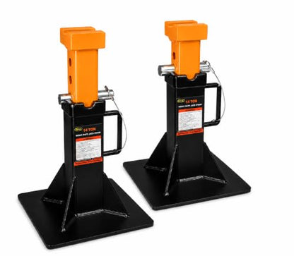 BESTOOL Heavy Duty Jack Stand，Car Jack Stand with Security Locking Pins-14 ton(28000Ibs) Capacity, 2 Pack - color: 14 Ton Jack Stand