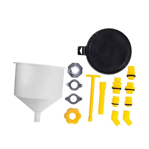 Veemoon 15-Piece Spill Proof Coolant Funnel Kit Automotive Radiator Filling Tool Antifreeze Refill Kit Accessories for Efficient Radiator Maintenance