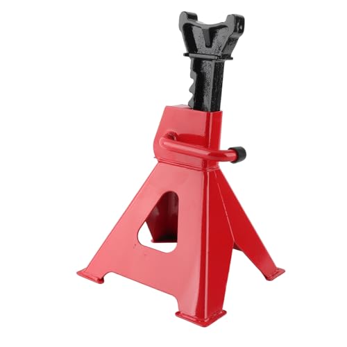 Heavy Duty 2 Ton Carbon Steel Jack Stand Set - 4000 lb Capacity Vehicle Support Stands for Cars and SUVs - Adjustable Height 10.5 to 16.5 Inches - Welded Frame - 2 Pack
