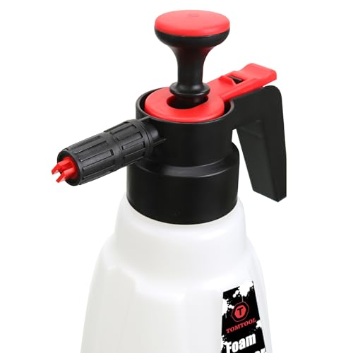 Foam Sprayer, Foaming Pump Blaster Hand Pressure Snow Foaming Cannon Water Blaster, Hand Pressurized Soap Sprayer Manual Foam Cannon Car Wash