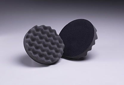 3M Perfect-it Foam Hook & Loop Polishing Pad, 3285, 6 in, Black, Buffing Pad, Eliminates Swirl Marks, For Automotive Polishing - size: 6 inch/Hook & Loop