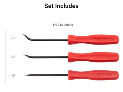 TEKTON 5/32 Inch Mini Pry Bar Set (3-Piece) | LRD90804 | Made in USA - size: 5/32 Inch 3-Piece Set
