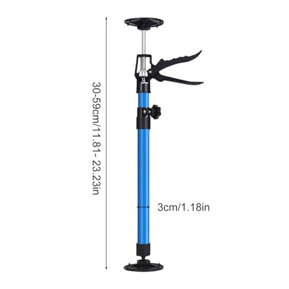Cabinet Jack Stands, Labor-Saving Telescopic Steel Hand Work Support Rod, Telescopic Quick Hand Work Lifter Rod, Steel Support System, Hand Jack for Ratcheting Cargo, Range Hoods Drywall