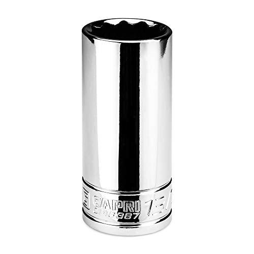 Capri Tools 13/16 in. Deep Socket, 3/8 in. Drive, 12-point, SAE - size: 13/16-Inch