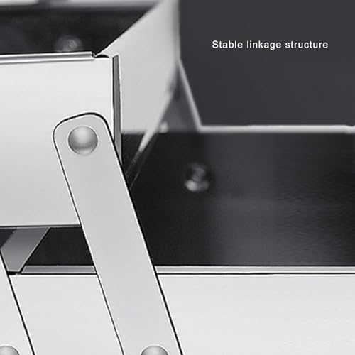 Metal Cantilever Tool Box, 3 Trays 2 Tiers Stainless Steel Large Toolbox Organizer, Rustproof Portable Tool Box Organizer Storage for Home Automotive