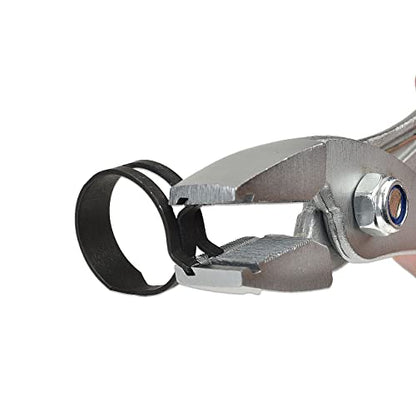 IAG Multi-Directional Hose Clamp Pliers, Fuel Line & Radiator Hose Tool | Swivel jaws reach clamps from any angle, made for spring & constant tension clamps, fuel/coolant/radiator hoses, no slip