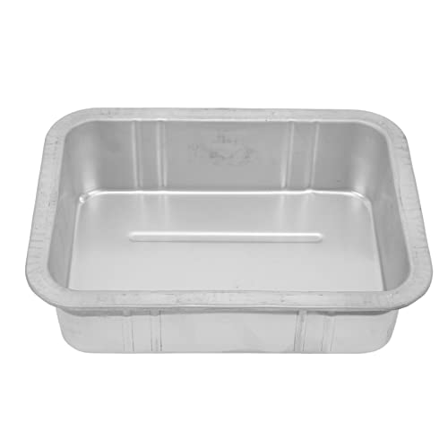 Oil Drain Pan, Universal Car Oil Change Drain Pan Container Portable Automotive Drain Tray Leak Resistant Metal Construction Durable Easy Pour for Garage Workshop Vehicles Boats - size: 5L
