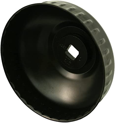 CTA Tools A253 Cap-Type Oil Filter Wrench - 93mm x 36 Flute - Professional Grade, Black Finish, Precision-Stamped, Deep-Reach, 3/8-Inch Drive, Oil Filter Wrench - size: 93mm x 36 Flute