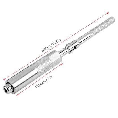 Rear Shock Absorber Wrench, Cr-V 17mm Hex Shock Absorber Socket Wrench, Removal Tool Set for Car