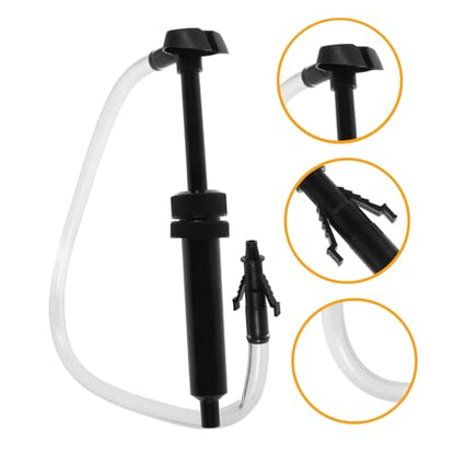 1set Siphon Pump Kit for Fluid Transfer Manual Hand Pump for Oil Brake Fluid and Antifreeze Siphon Hose for Automotive and Home Use