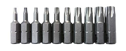 Wiha 72595 10 Piece Bit Set - Torx (Pack of 2) - size: Pack of 2