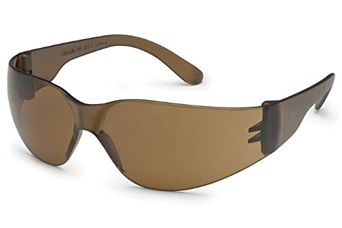 Gateway Safety 4680 UL-Certified StarLite Safety Glasses, Clear Lens, Clear Temple (Pack of 10) - color: Mocha Fx2 Anti-fog Lens/Mocha Temple, size: 10-Pack