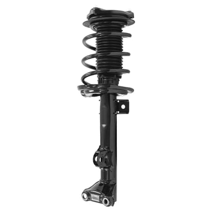 Detroit Axle - 2 Front Struts for 2010-2014 Mercedes-Benz E350, 2015-2017 E400, Complete Struts with Coil Spring Assembly Replacement Suspension Ready Strut Shock - size: 11750x2/Pair