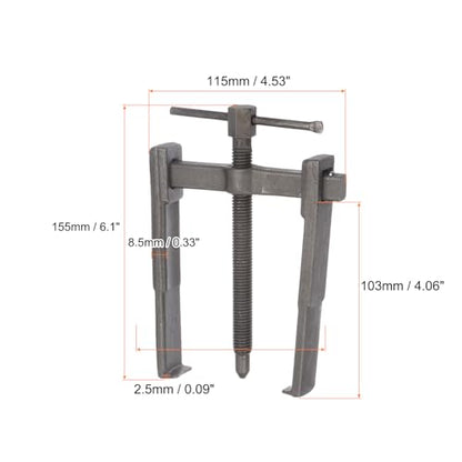 HARFINGTON 2-Jaw Gear Puller 6" High Carbon Steel Separate Lifting Device for Bearings - size: 6 Inch