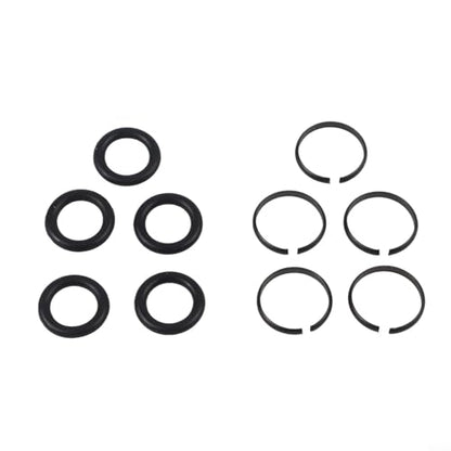5 Sets Pneumatic Wrench Socket Retainer Rings with O-Rings for 3/8" 1/2" 3/4" 1" Air for Impact Wrenches, Metal Replacement Parts(3/4) - color: 3/4