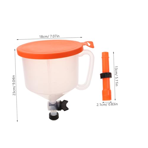 PRETYZOOM 1Set Spill Coolant Filling Kit Automotive Radiator Funnel Accessory with Switch Design Compatibility for Easy Coolant Handling Tasks