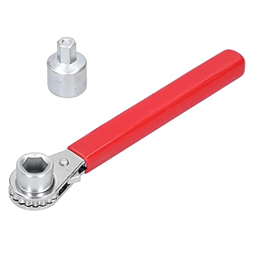 10mm Ratchet Wrench 2 in 1 10mm Battery Terminal Ratchet Wrench for 3/8in Top Post O.E. Terminal and 5/16in Side Bolt Post, Battery Wrench for Top Side Post, RV Sport Car Wrench