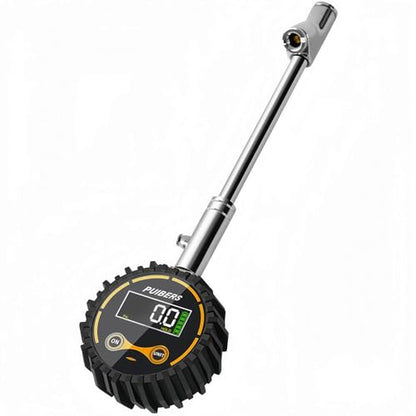 Semi Truck Digital Tire Pressure Gauge 200 PSI with LCD Color Screen, Heavy Duty Dual Head Chuck Tire Guage, ANSI B40.1 Certified - for Semi Trucks, Trucks, Cars, SUVs - size: 200PSI Truck Digital New