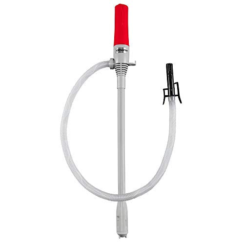 DEWAY Automatic Fuel Transfer Pump, D-Battery Powered, Auto-Stop, 2.4 GPM | Fills or empties generators, mowers, ATVs, cars and RVs without heavy lifting or spills - style: Auto-Stop