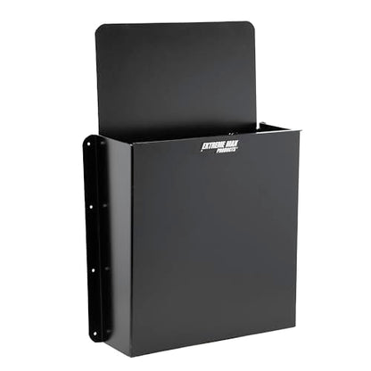 Extreme Max 5001.6325 Wall-Mount Aluminum Floor Jack Holder - Black - color: Black