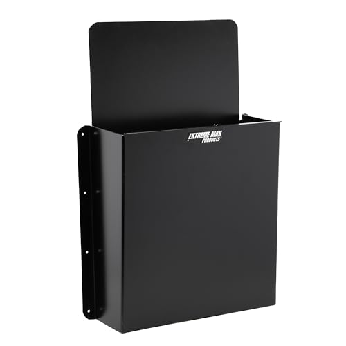 Extreme Max 5001.6325 Wall-Mount Aluminum Floor Jack Holder - Black - color: Black