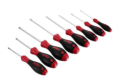 Wiha 30298 8-Piece Slotted and Phillips Screwdriver Set with Soft Finish Handles - style: 8 Pieces