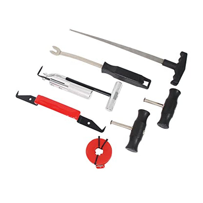 Windshield Removal Tool Kit 7pc Automotive Wind Glass Removal Hand Tool Windscreen Remover Set