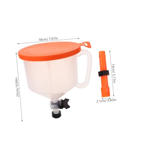 Veemoon 1Set Radiator Funnel Kit Spill Filling Tool for Coolant Universally Compatible Auto Funnel with Stylish Switch Design Efficient Automotive Coolant Handling