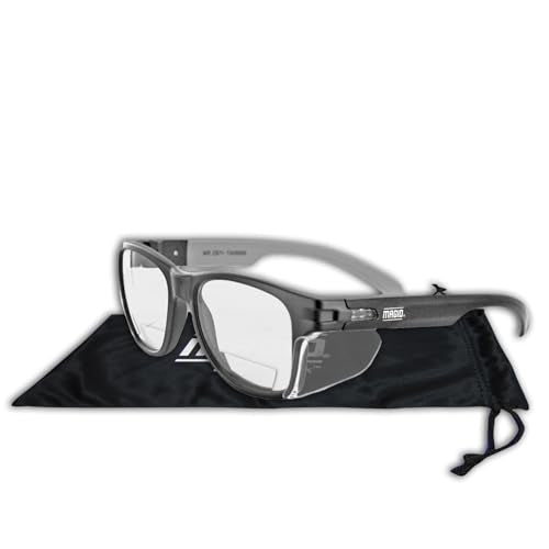 MAGID Gemstone Y50 Performance Anti-Fog Safety Glasses with Side Shields - color: Clear Lens | 2.0 Bifocal, size: 1 Pair
