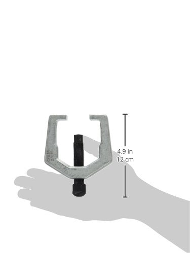 OEMTOOLS 27016 Pitman Arm Puller, Heavy Duty Steering Removal Tool, Heat Treated Steel Frame, 1-3/16 Inch Shaft Capacity, Ball Head Pressure Screw, 1-1/4 Inch Yoke Opening