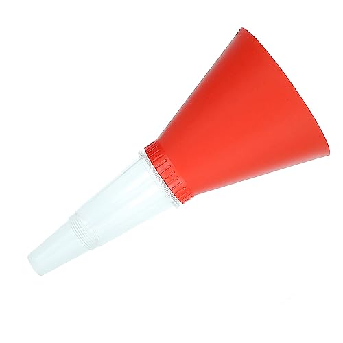 Plastic Funnel Set,No-Spill Oil Funnel,Adjustable Automotive Engine Oils Funnels Accessory with Adjustable Fixed Holder,Universal Fit for All Cars