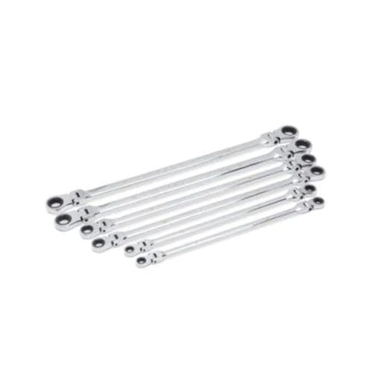 GEARWRENCH 6 Piece 90-Tooth 12 Point Metric GearBox Double Flex Ratcheting Wrench Set | 86830 - style: Metric