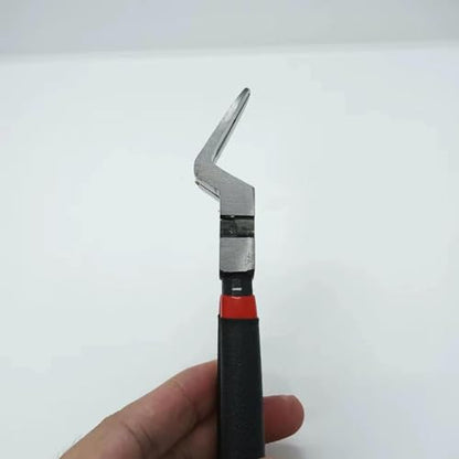 Diagonal Pliers Side Cutting Plier Car Panel Puller Clip Pry Plastic Rivets Fastener Removal Wire Flush Cutters Auto Push Retainer - color: 2nd Black