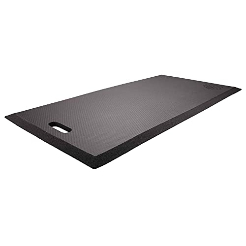Ergodyne ProFlex 391 Kneeling Pad, Lightweight Kneeling Mat, Thin Foam Knee Cushion, XL, 18" x 36" x 0.5", Black - size: X-Large