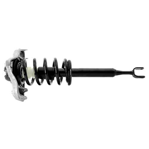 Detroit Axle - Front Struts for 2002-2008 Audi A4 Quattro, 2003 2004 2005 2006 2007, Complete Struts with Coil Spring Assembly Replacement - size: 11070x2/Pair