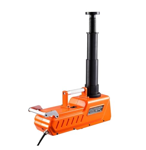Electric Car Jack 15 Ton, 33000lbs Hydraulic Scissor Jack Kit, 12V LED Light, Portable Tire Change Jack for Sedan, Truck, SUV - Car Emergency Repair Tool