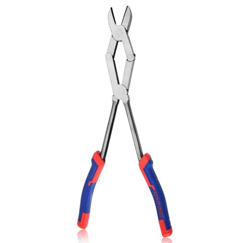 13Inch Long Reach XL Dual Pivot Wire Cutting Pliers Double-Joint Side Cutters Compound Action Cutting Pliers Diagonal Cutters Extra Long Plier for Hard to Reach Narrow Spaces - style: Side Cutters