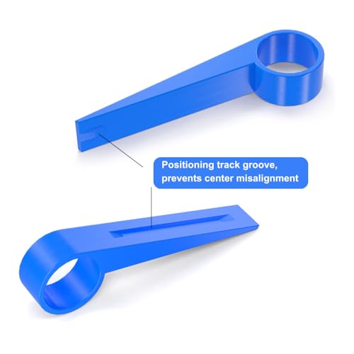 Professional Bicycle Disc Brake Piston Spreader Tool - Hydraulic Brake Caliper Reset Tool for Mountain & Road Bikes, Non-Metallic Design with Positioning Track