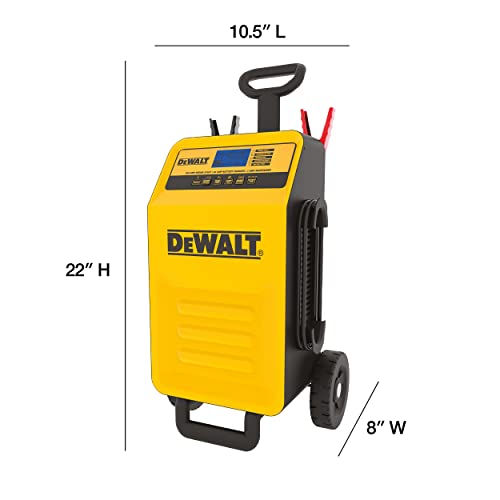 DeWalt DXAEC200 Rolling 40 Amp Battery Charger for Vehicles | 200 Amp Engine Start, 40 Amp Charger, 3 Amp Maintainer - size: 40 Amp