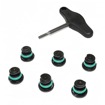oil drain plug, oil pan drain screw 06L103801,6 with removal wrench, suitable for Volkswagen, Audi 3 EA888