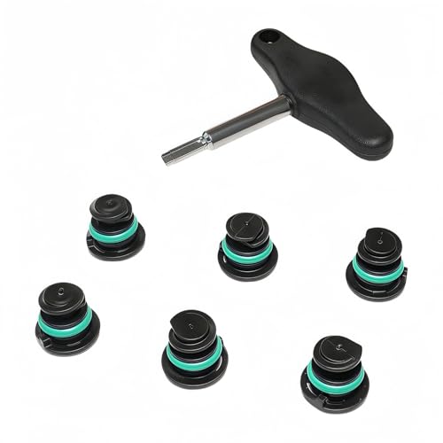 oil drain plug, oil pan drain screw 06L103801,6 with removal wrench, suitable for Volkswagen, Audi 3 EA888
