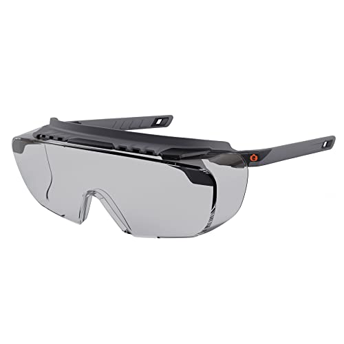 Ergodyne Skullerz OSMIN OTG Safety Glasses, Anti Fog, Over the Glasses Anti Scratch Protective Eyewear - color: In/Outdoor Lens